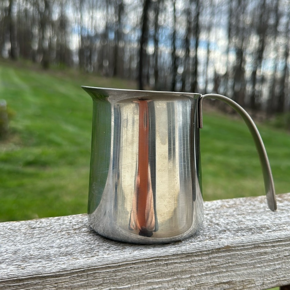 Krups stainless froth cup